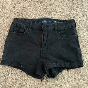 Hollister low rise jean shorts